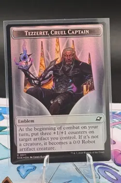 Robot Emblem - Tezzeret, Cruel Captain Token Edge of Eternities FOIL - Image 1
