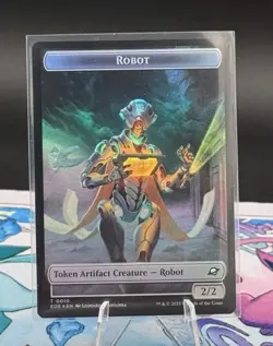 Robot Emblem - Tezzeret, Cruel Captain Token Edge of Eternities FOIL - Image 2