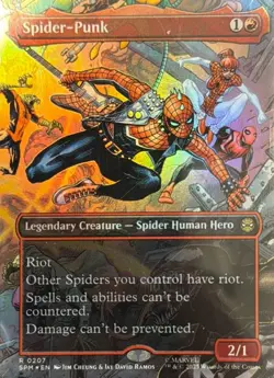 Spider-Punk (0207) (Borderless) Marvel's Spider-Man Foil - Image 1