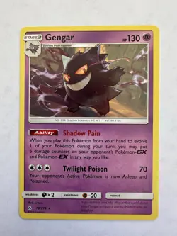 Gengar 70/214 - SM Unbroken Bonds Rare Pokemon TCG - Image 1