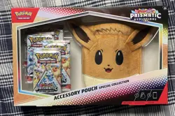 Pokemon SV8.5 Prismatic Evolutions Accessory Pouch Collection (IN HAND) HURRY - Image 1