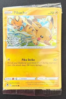 Pokemon Pikachu Snowflake Stamp Holiday Calendar 049/195 Silver Tempest - Image 1
