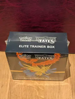 Pokemon TCG Hidden Fates Elite Trainer Box NEW SEALED booster box 10 packs - Image 2