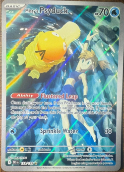 Misty's Psyduck 193/182 Pokemon SV10: Destined Rivals Illustration Rare SEE PICS - Image 1