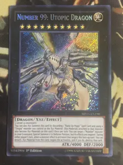 Yugioh: Number 99: Utopic Dragon - MP15-EN190 - Secret Rare - 1st Edition - LP - Image 1