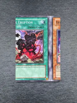 YuGiOh! Dark Eruption PTDN-EN054 - Error Misprint Miscut 1st Edition LP - Image 1