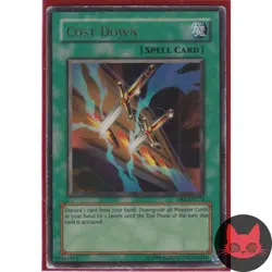 Yugioh Cost Down DR1-EN215 Ultra Rare MP - Image 1