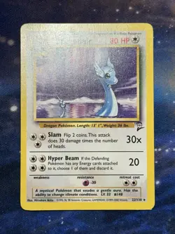 Dragonair 22/130 Rare Base Set 2 Vintage WoTC 2000 Pokemon Card LP - Image 4