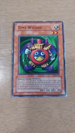 Time Wizard SDJ-015 YuGiOh Card (LP) - Image 2