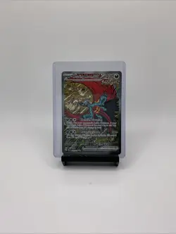 Pokemon TCG Pismatic Evolutions Roaring Moon Ex Card 162/131 NM - Image 1