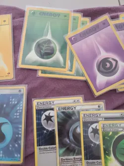 1st Edition Shadowless Base Set Pokemon Cards Energies with more energy cards - Image 3