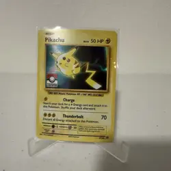 2016 Pikachu XY202 Black Star Promo Stamped Pokemon League Championship Card MP - Image 1