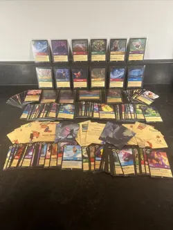 Disney Lorcana Card Lot! The first chapter EN 1 - EN 4! Foils, Inserts, Concepts - Image 1