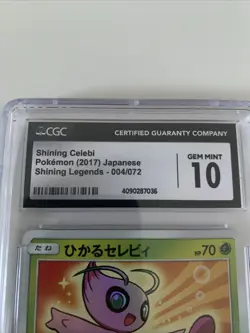 Shiny Celebi PSA 9 Pokemon Card | Rare Holo Legendary Mythical Pokemon - Image 4
