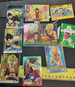 Dragon Ball ART COLLECTION PRIZM HOLO LOT UNKNOWN YEARS 10 CARD LOT 2 - Image 1
