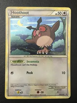 LP Hoothoot HGSS05 Holo- HGSS Promos - Vintage Pokemon Card - Image 1