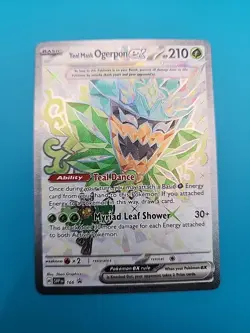 Teal Mask Ogerpon ex 166 Sv: Scarlet & Violet Promo Cards Holo - Image 1