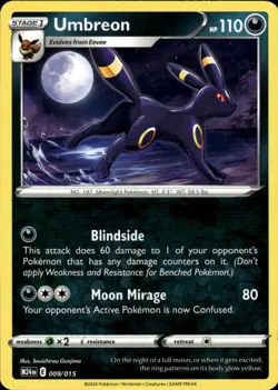2024 Pokemon Sword & Shield Promo Cards #SWSH129 Umbreon - Image 1