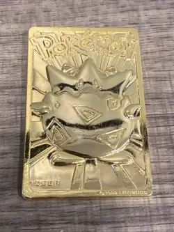 Pokemon Vintage 1999 23K Gold Plated Card Burger King Limited Edition Togepi - Image 2