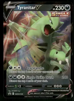 Tyranitar V - SWSH109 Promo Holo NM Pokemon SWSH: Sword & Shield Promo Cards - Image 1