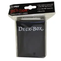 Trading Card Supplies - Ultra Pro DECK BOX - BLACK 74427814533 - Image 1