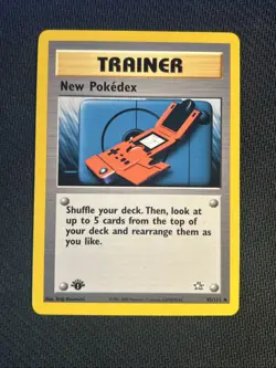 Pokemon Lot Of Three Vintage Trainer Cards First Edition, Various Sets - Image 2