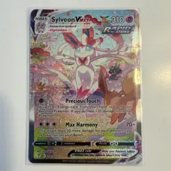 Pokemon TCG Sylveon VMAX Evolving Skies Sword & Shield 212/203 Secret Rare Card - Image 1