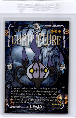Chandellure Peruvian Halloween Pokemon card - Image 1