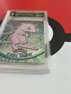 Mew Topps Chrome DEG 9 MINT Pokemon card #151 Series 2 PSA 2000 movie TV GREAT - Image 4