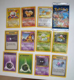 Open Charizard Base Set Booster w/ Pack Fresh Cards Electrode Ivysaur Bulbasaur - Image 1