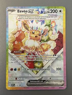 Eevee EX 174 Scarlet & Violet Promo Holo Prismatic Card Near Mint - Image 1
