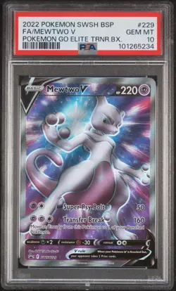Mewtwo V SWSH229 SWSH: Sword & Shield Promo Cards Holo PSA 10 Pokemon - Image 1