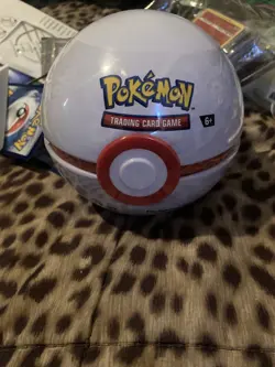 Pokemon TCG Poke Ball Tin Sealed 3 Booster Packs & Coin 2023 Trading Card Game - Image 1