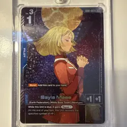 Gundam card Game Sayla Mass R+ Newtype Rising GD01-087 - Image 2