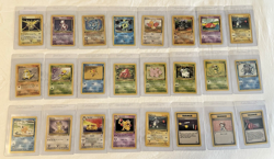 Pokemon Cards LOT (33) -- BASE II, JUNGLE, ROCKET, SWORD & SHIELD -- Assorted - Image 1