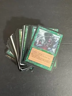 Magic: The Gathering - 150 cards - Green - 1990s - Various Conditions - Image 1