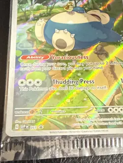 Snorlax SVP EN 051 Black Star Promo Scarlet & Violet Pokemon 151 Card - SEALED - Image 2