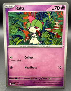 Ralts 58/132 | Mega Evolution | Regular | Pokemon Card (NM/LP) - Image 1