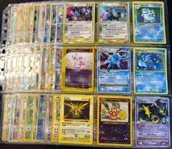 Lot of 90 ALL HOLO Vintage Pokemon Card Binder Collection - Image 1