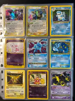 Lot of 90 ALL HOLO Vintage Pokemon Card Binder Collection - Image 2