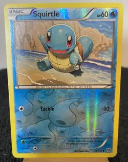 Squirtle 24/135 Reverse Holo Plasma Storm Pokemon Card LP+/NM- - Image 1