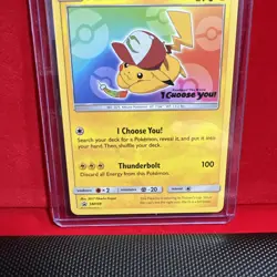 Pikachu Ash’s Pikachu SM108 Promo I Choose You Pokemon Card Movie 2017 Near Mint - Image 3