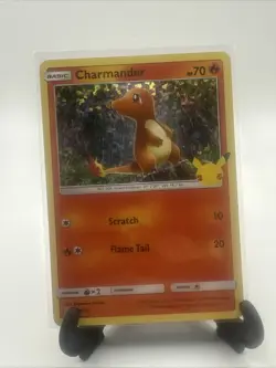 Pokemon 2021 McDonald's Charmander Holo Card TCG 9/25 Promo - Image 1