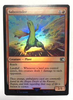 Sabotender FOIL 153 Final Fantasy MTG Magic the Gathering NEAR MINT NM - Image 1