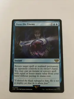 Press the Enemy, The Lord of the Rings, MTG LTR NM/M - Image 1