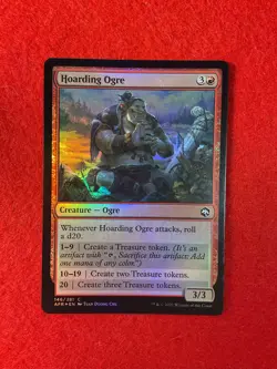 Hoarding Ogre - Foil - Adventures in the Forgotten Realms - Magic - MTG - Image 1