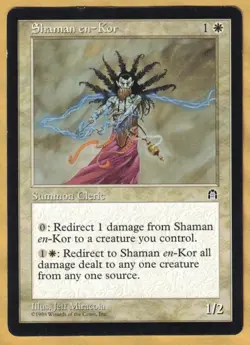 Shaman en-Kor (Stronghold, Rare, English, 1998) LP MTG - Image 1