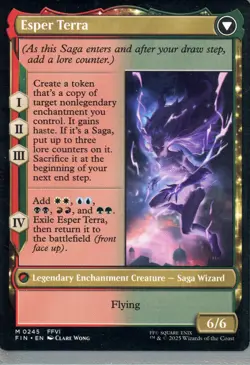 2025 Magic the Gathering Terra Magical Adept Legendary Creature Human Wizard - Image 2