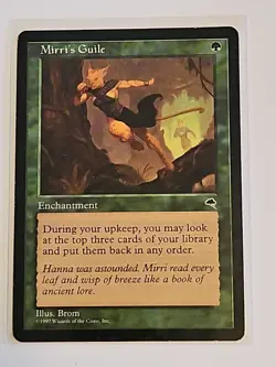 MTG Mirri's Guile Tempest Regular LP English Magic The Gathering - Image 1
