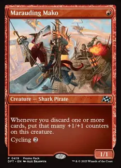 Marauding Mako - Promo DFT NM MTG - Image 1
